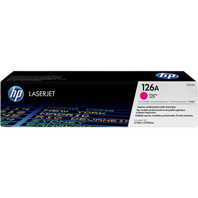 Image for HP CE313A 126A TONER CARTRIDGE MAGENTA from BusinessWorld Computer & Stationery Warehouse