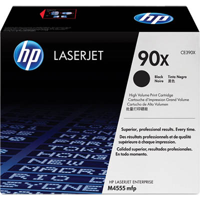 Image for HP CE390X 90X TONER CARTRIDGE HIGH YIELD BLACK from Australian Stationery Supplies