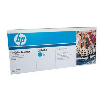 Image for HP 307A CE741A TONER CARTRIDGE CYAN from Olympia Office Products
