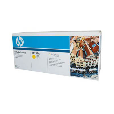Image for HP 307A CE742A TONER CARTRIDGE YELLOW from Mitronics Corporation