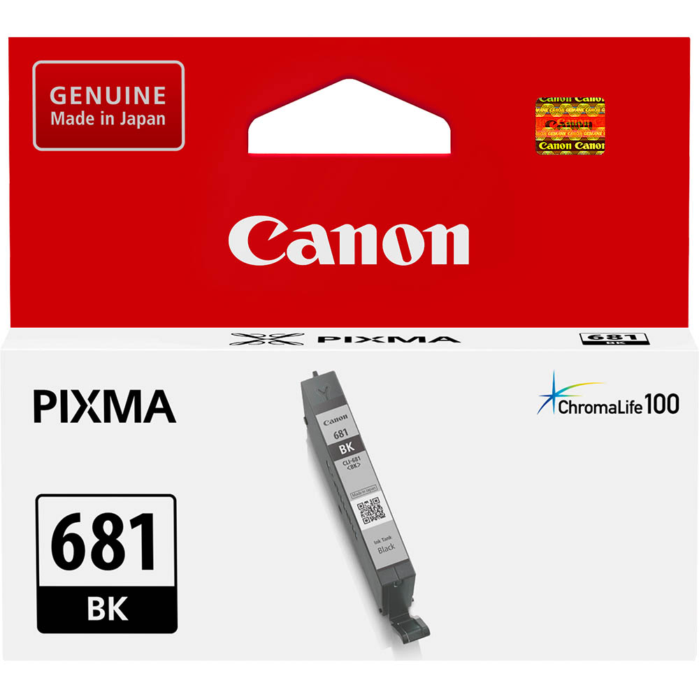 Image for CANON CLI681 INK CARTRIDGE BLACK from York Stationers