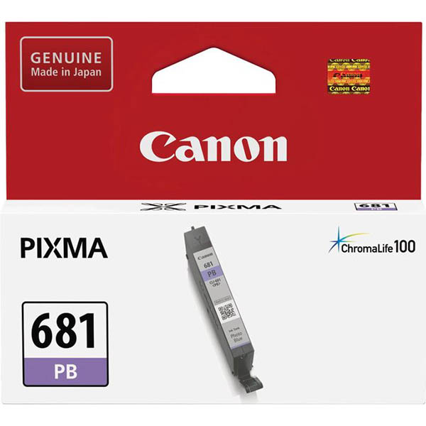 Image for CANON CLI681 INK CARTRIDGE PHOTO BLUE from That Office Place PICTON