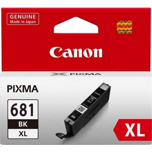 Image for CANON CLI681XL INK CARTRIDGE HIGH YIELD BLACK from Mitronics Corporation