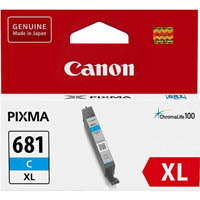 canon cli681xl ink cartridge high yield cyan