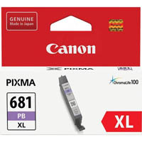 canon cli681xlpb ink cartridge high yield photo blue