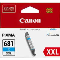 canon cli681xxl ink cartridge extra high yield cyan