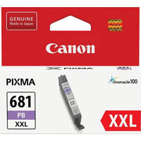 canon cli681xxl ink cartridge extra high yield photo blue