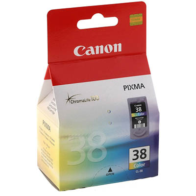 Image for CANON CL38 INK CARTRIDGE COLOUR from Mitronics Corporation