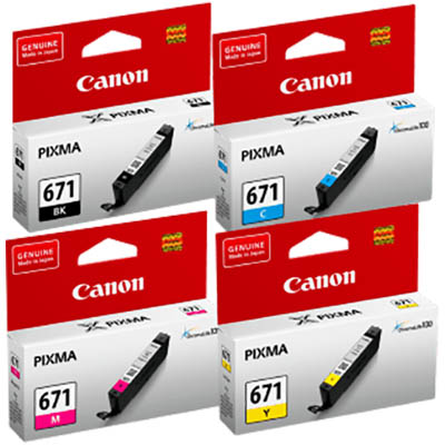 Image for CANON CLI671 INK CARTRIDGE VALUE PACK from That Office Place PICTON