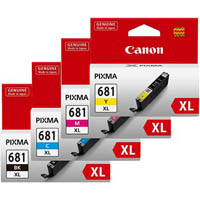 canon cli681xl ink cartridge high yield value pack