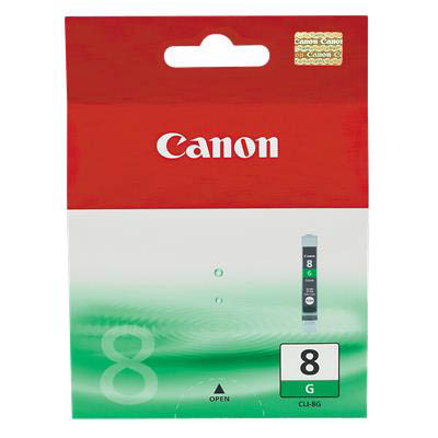 Image for CANON CLI8GR INK CARTRIDGE GREEN from Olympia Office Products