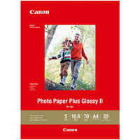 canon pp-301 glossy photo paper 265gsm a4 white pack 20