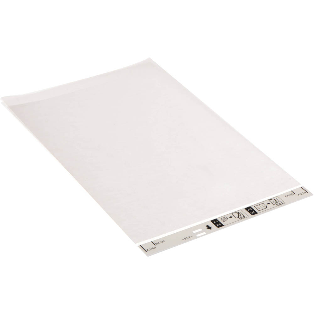 Image for BROTHER CS-A3001 SCANNER DOCUMENT CARRIER SHEET TRANSPARENT PACK 5 from Clipboard Stationers & Art Supplies