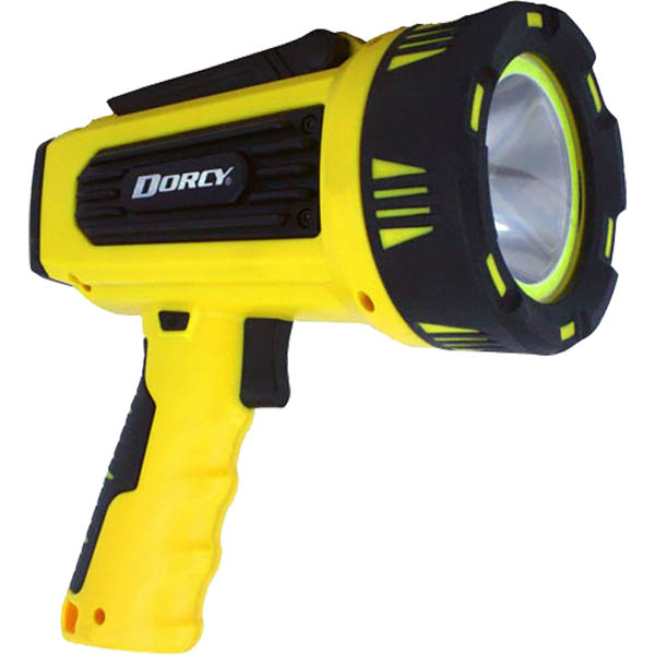 Image for DORCY D1038 LED RECHARGEABLE SPOTLIGHT 1450 LUMEN YELLOW/BLACK from Mitronics Corporation