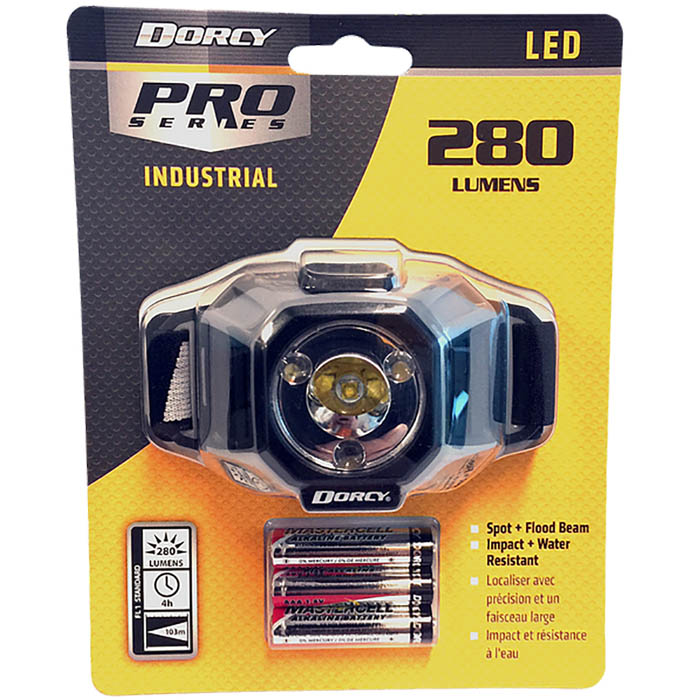 Image for DORCY D2606 PRO SERIES HEADLAMP 280 LUMEN from That Office Place PICTON