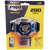 dorcy d2606 pro series headlamp 280 lumen