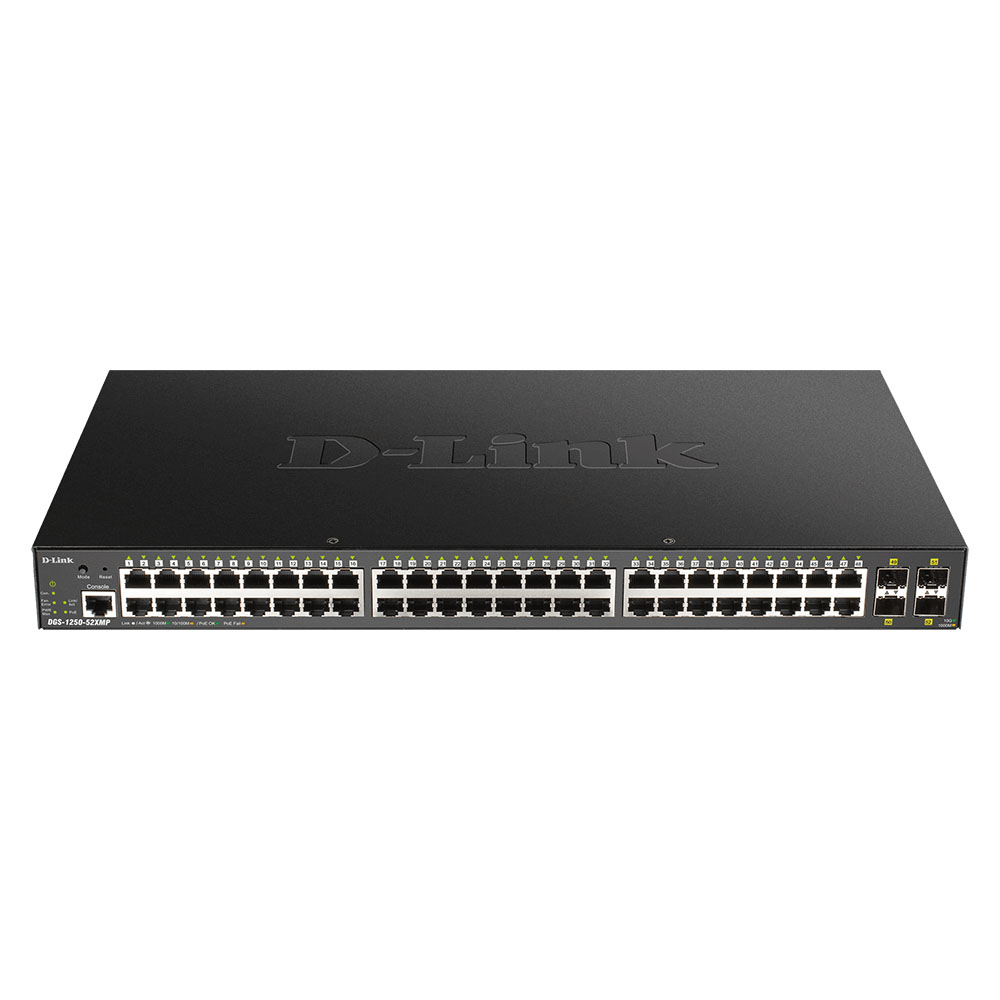 Image for D-LINK 52 PORT SWITCH 10 GIGABIT BLACK from That Office Place PICTON