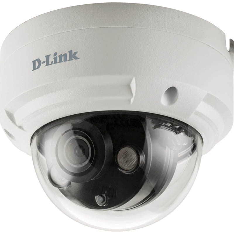 Image for D-LINK DCS-4614EK VIGILANCE 4 MEGAPIXEL H.265 OUTDOOR DOME CAMERA WHITE from Clipboard Stationers & Art Supplies