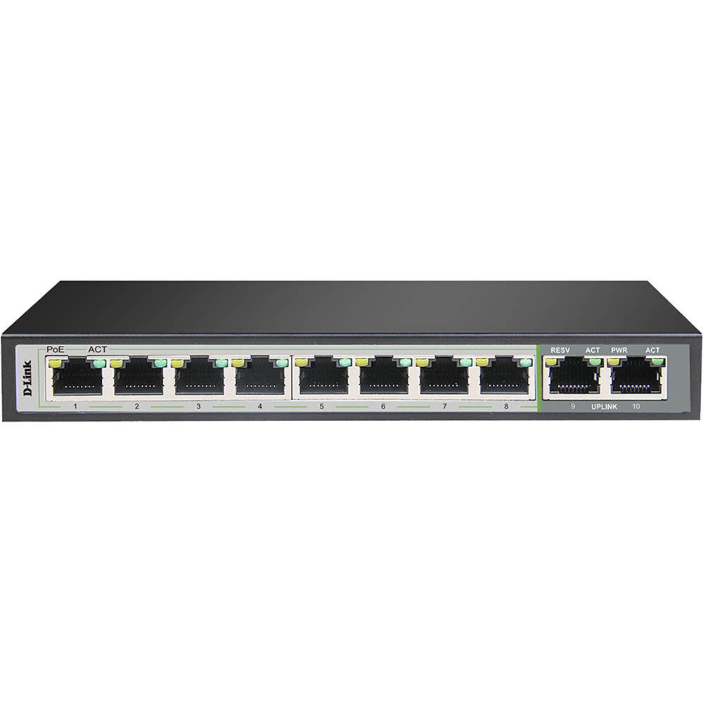 Image for D-LINK DGS-F1010P-E 10-PORT GIGABIT POE SWITCH from That Office Place PICTON