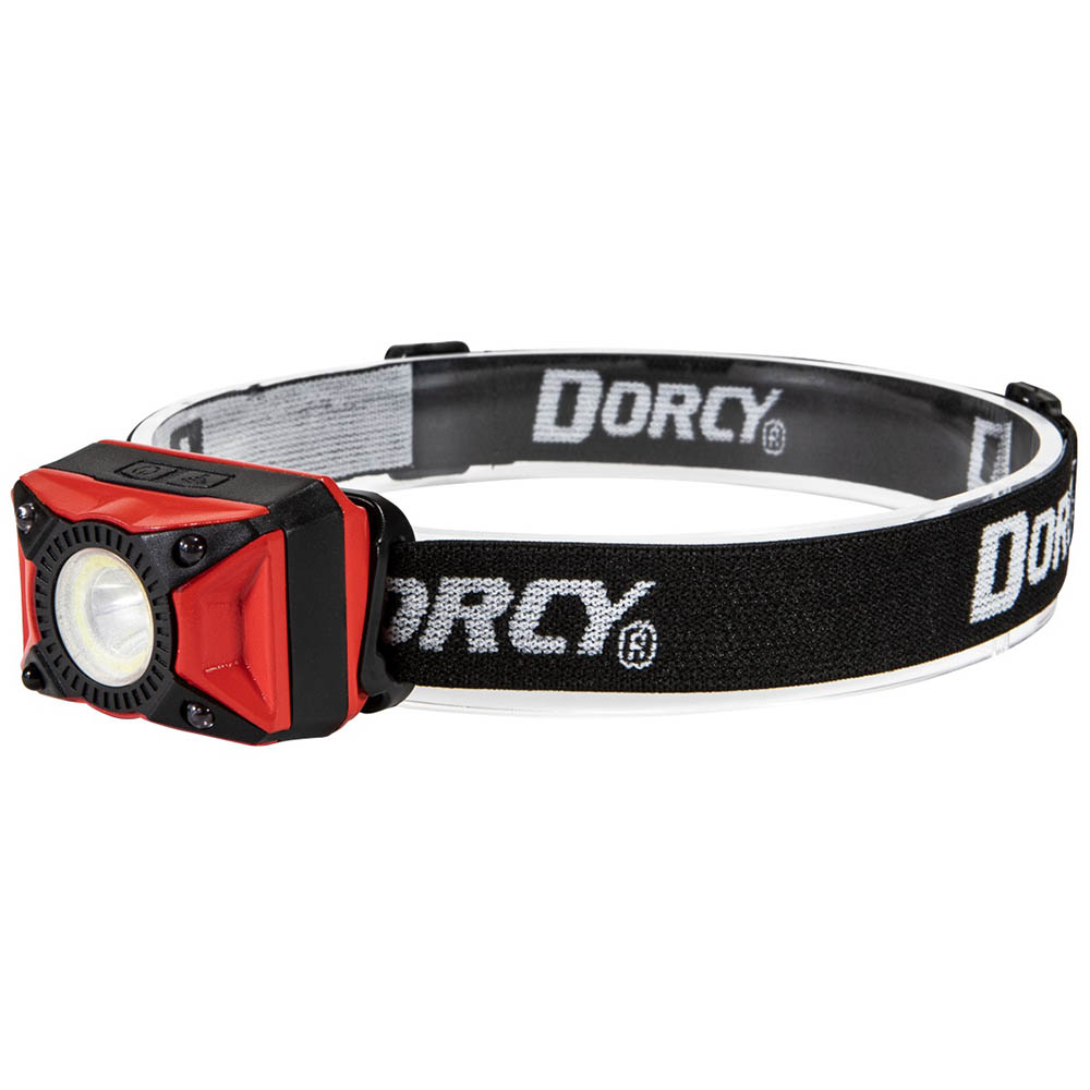 Image for DORCY D4337 RECHARGEABLE HEADLAMP 650 LUMENS BLACK/GREY from Australian Stationery Supplies
