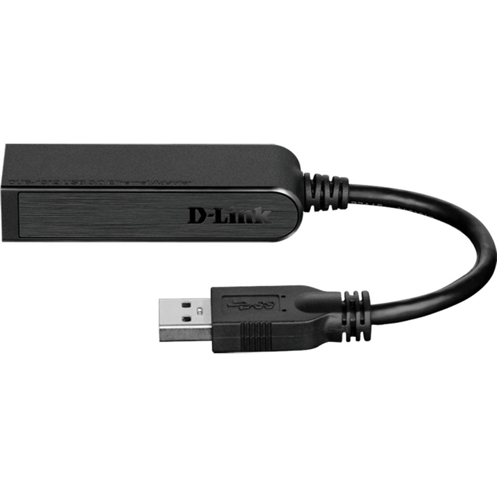 Image for D-LINK DUB-1312 USB 3.0 TO GIGABIT ETHERNET ADAPTER BLACK from SNOWS OFFICE SUPPLIES - Brisbane Family Company