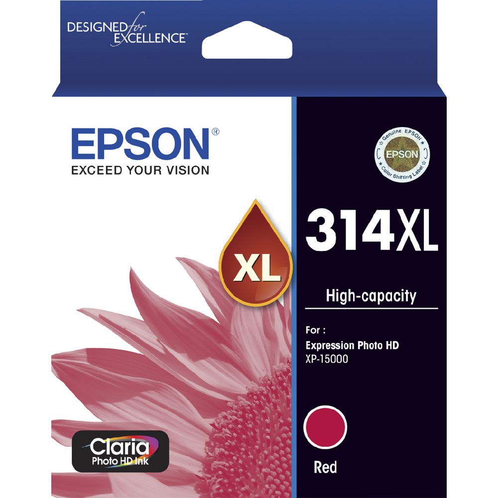 Image for EPSON 314 INK CARTRIDGE HIGH YIELD RED from Office Heaven