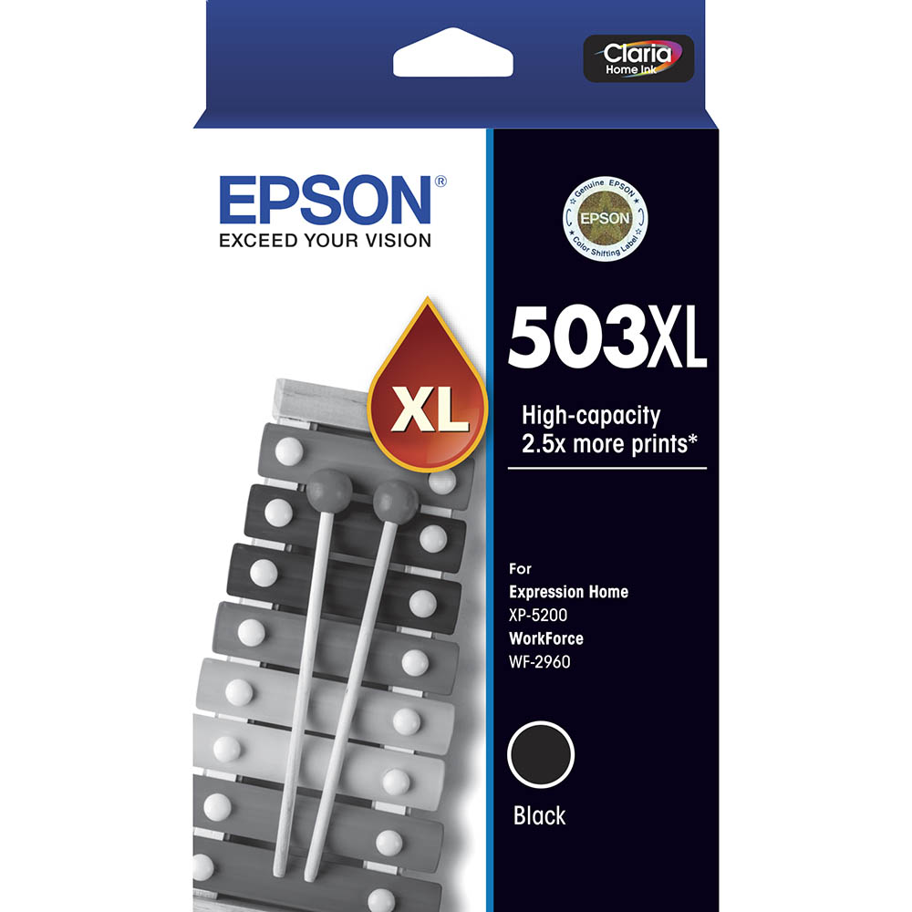 Image for EPSON 503 INK CARTRIDGE HIGH YIELD BLACK from ONET B2C Store