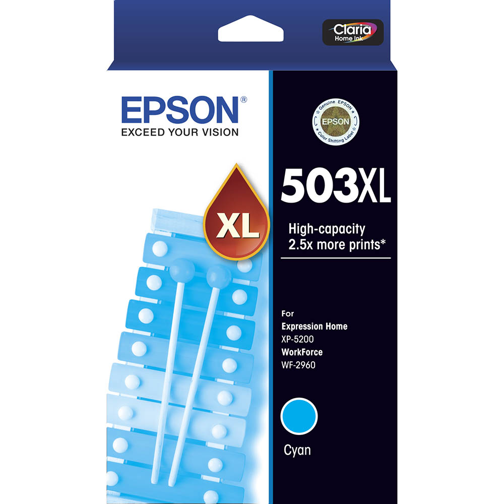 Image for EPSON 503 INK CARTRIDGE HIGH YIELD CYAN from ONET B2C Store