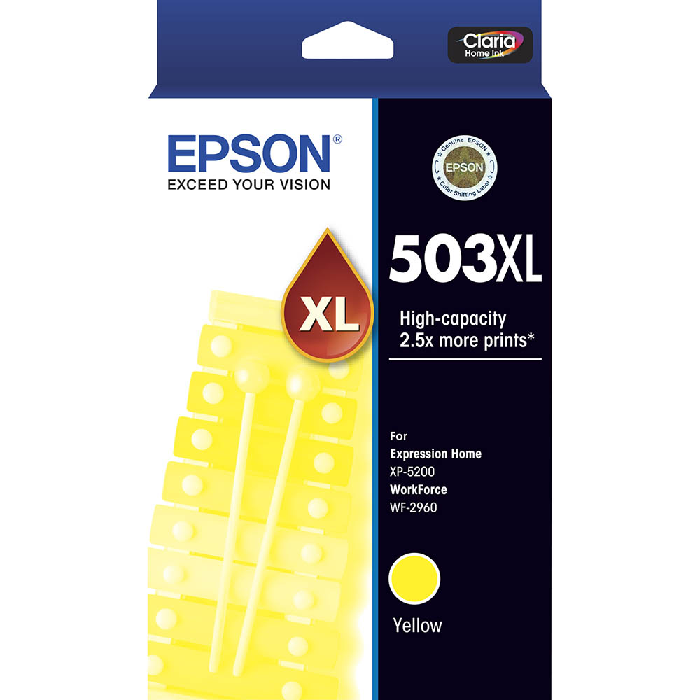 Image for EPSON 503 INK CARTRIDGE HIGH YIELD YELLOW from ONET B2C Store