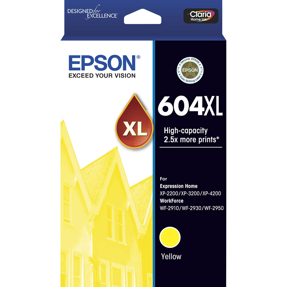 Image for EPSON 604XL INK CARTRIDGE HIGH YIELD YELLOW from ONET B2C Store
