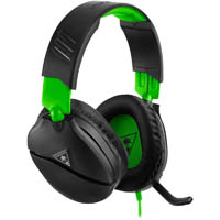 turtle beach recon 70x headset wired black/green