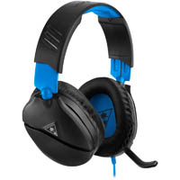 turtle beach recon 70p headset wired black/blue