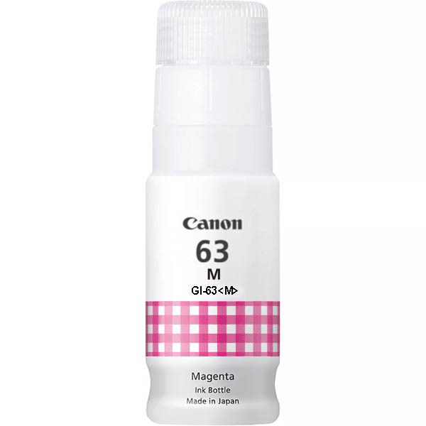 Image for CANON GI63 MEGATANK INK BOTTLE 70ML MAGENTA from Challenge Office Supplies