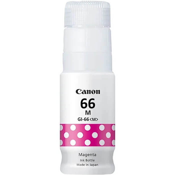 Image for CANON GI66 MEGATANK INK BOTTLE 70ML MAGENTA from That Office Place PICTON