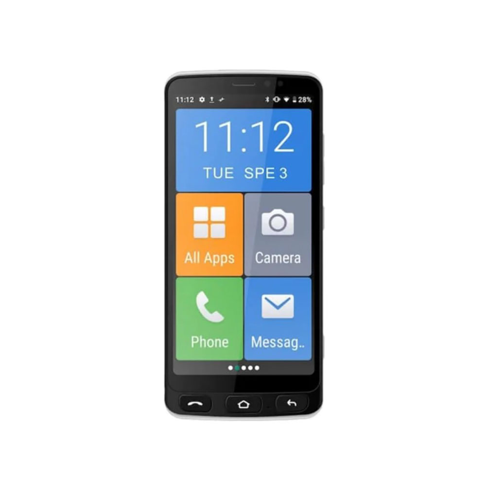 Image for IQU SMARTEASY PHONE Q50 SENIORS 16GB 5.5 INCHES BLACK from BusinessWorld Computer & Stationery Warehouse