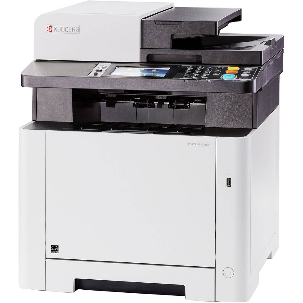 Image for KYOCERA M5526CDNA ECOSYS MULTIFUNCTION 3 IN 1 COLOUR LASER PRINTER from Prime Office Supplies