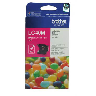 Image for BROTHER LC40M INK CARTRIDGE MAGENTA from Clipboard Stationers & Art Supplies