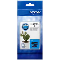brother lc436xl investment ink cartridge high yield cyan