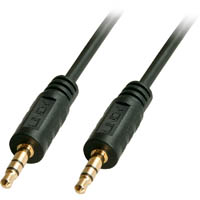 lindy 35646 3.5mm stereo audio cable 10m black
