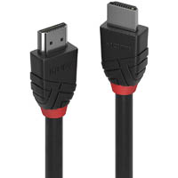 lindy 36470 black line high speed hdmi cable 500mm black