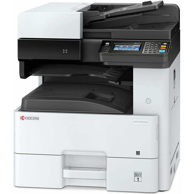 Image for KYOCERA M4125IDN ECOSYS MULTIFUNCTION MONO LASER PRINTER A3 from Office Heaven