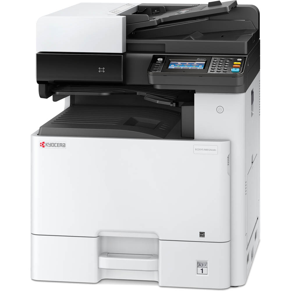 Image for KYOCERA M8124CIDN ECOSYS MULTIFUNCTION COLOUR LASER PRINTER A3 from Office Heaven