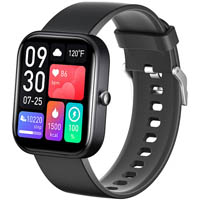 nivo smart watch black