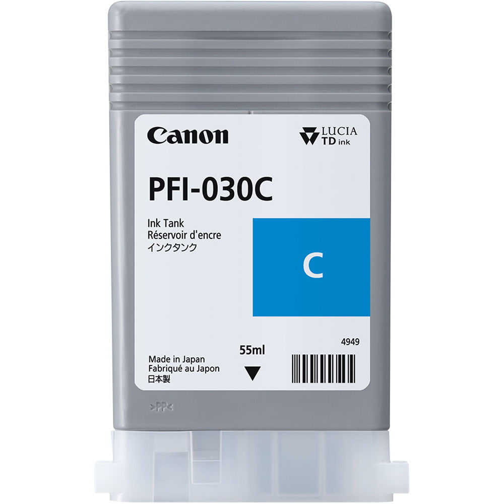 Image for CANON PFI-030 INK CARTRIDGE CYAN from Mitronics Corporation