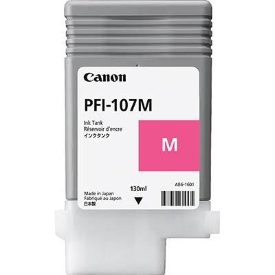 Image for CANON PFI107 INK CARTRIDGE MAGENTA from Office Heaven