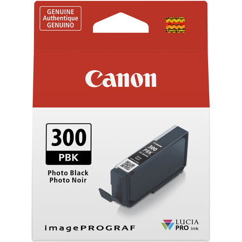 Image for CANON PFI300 INK TANK PHOTO BLACK from Mitronics Corporation
