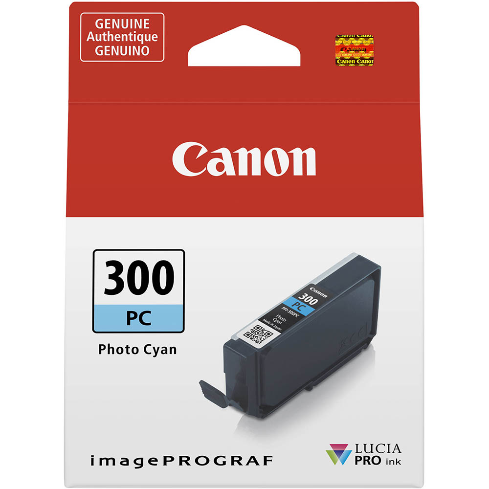 Image for CANON PFI300 INK TANK PHOTO CYAN from Challenge Office Supplies