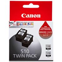canon pg510 ink cartridge black pack 2