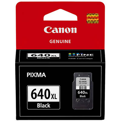 Image for CANON PG640XL INK CARTRIDGE HIGH YIELD BLACK from Mitronics Corporation