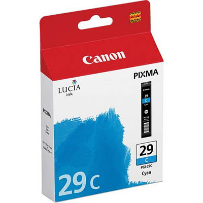 Image for CANON PGI29 INK CARTRIDGE CYAN from Mitronics Corporation